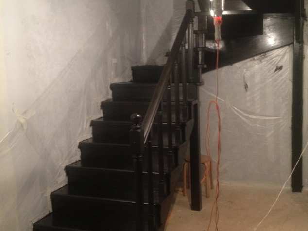 Лестницы из сосны фото