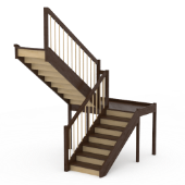 двухмаршевая лестница