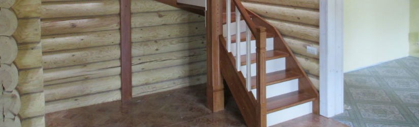 деревянные лестницы в Строгино