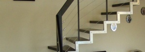 Изготовление лестниц на металлическом каркасе