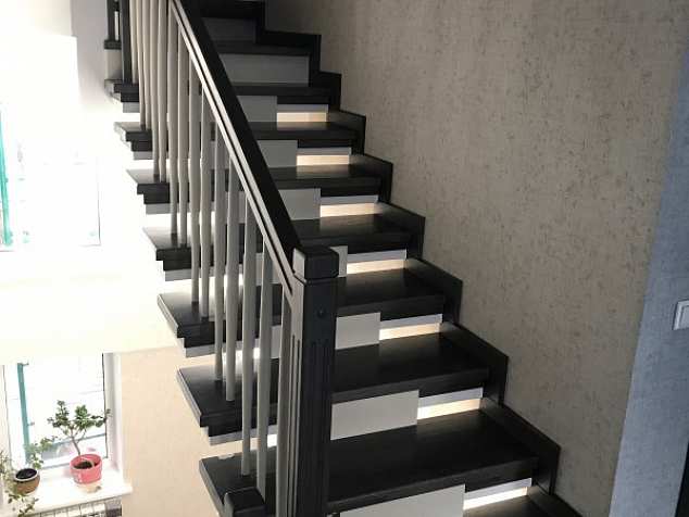Комбинированная лестница №47